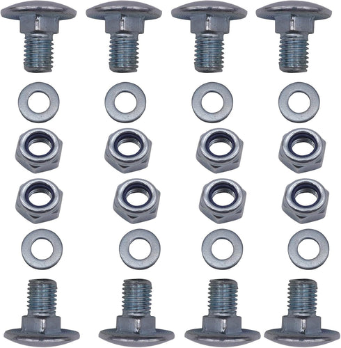 8 Packs 304 Stainless Steel Snowblower Skid Shoe Mounting Bolts Accessories Kit (5/16-18) 3/4" 784-5580...