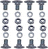 8 Packs 304 Stainless Steel Snowblower Skid Shoe Mounting Bolts Accessories Kit (5/16-18) 3/4" 784-5580...