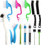 12Pcs Small Cleaning Brush, Crevice Gap Cleaning Brush,Door Window Track Groove Corner Crevice Cleaning Brushes for cleaning window grooves/Bathro...