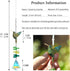 Rhinestones Hummingbird with Crystal Sun Catcher, Glass Window Hanging Ornament,Crystal Prism Suncatcher Outdoor Indoor Home Garden Party Decorati...