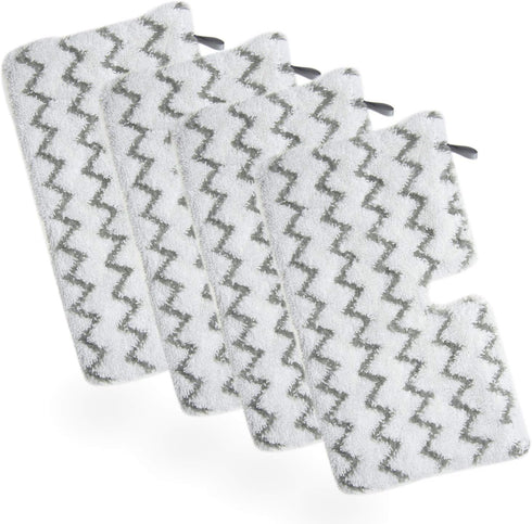 4 Pack S3501 S3601 Steam Pocket Mop Pads for Shark S3500 Series S3501 S3601 S3550 S3901 SE450 S3801CO S3601D S2901 S2902 Steam Mop Pads Washable...