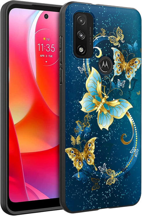 for Moto G Play 2023 Case, Moto G Pure Case, TPU Slim Silicone Rubber Flexibility Soft Protective Cover Protector Phone Case for Motorola Moto G P...