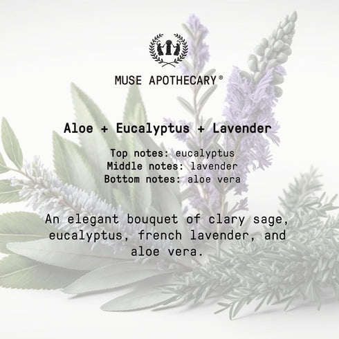 Muse Apothecary Room Ritual - Aromatic and Relaxing Room Mist, 4 oz, Infused with Natural Essential Oils - Aloe + Eucalyptus + Lavender...