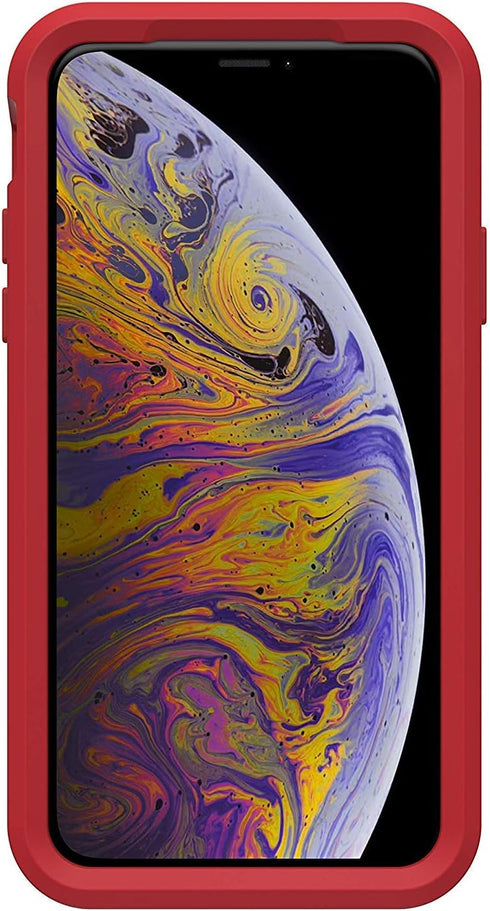 LifeProof Slam Series Case for Apple iPhone Xs Max - Varsity (Clear/Red/Blue)...