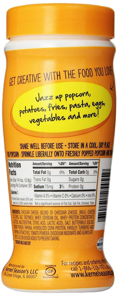 Kernel Season's Popcorn Seasoning, Nacho Cheddar 2.85 Ounce - Pack of 3...