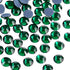 Beadsland Hotfix Rhinestones, 2880pcs Flatback Crystal Rhinestones for Crafts Clothes DIY Decorations, Emerald, SS10, 2.7-2.9mm...