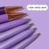 Personalized Pens for Women, 6 Pcs Purple Pens Ballpoint Pens Bulk, 1.0mm Medium Point Black Ink Pens for Journaling, Office and School Supplies P...
