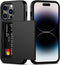 Nvollnoe for iPhone 14 Pro Case with Card Holder Heavy Duty Protective Dual Layer Shockproof Hidden Card Slot Slim Wallet Case for iPhone 14 Pro f...