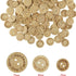 Akak Store 50 Piece Per Pack 25mm 2 Holes with Love Hearts Wood Buttons Sewing Scrapbooking Round Handmade Buttons DIY Decor Craft...