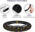 KiuLoam Honey Bees Car Steering Wheel Cover, Universal Fit 15 Inch Steering Wheel Cover Protector for SUV Sedan Vans Trucks for Women Men...