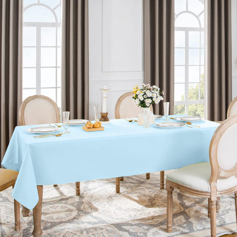 Softalker Rectangle Tablecloth, Waterproof & Stain Resistant Square Table Cloths Wrinkle Free Fabric Washable 210GSM Polyester Table Cover for Spr...