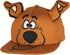 Scooby Doo Embroidered Character Face Adult Adjustable Snapback Hat Cap with 3D Ears Brown...