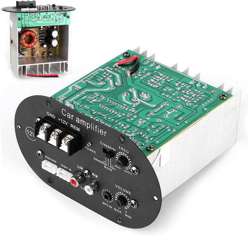 Car Amplifier Board 12V, Audio 120W Pure Full Bass Subwoofer Core Auto Stereo Speaker Amp...