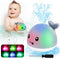 Toddla Whale Bath Toy Sprinkler - Bath Toys for Toddlers 1-3 - Light Up Water Whale Bath Toy - Bathtub Toys for Infants 6-12 Months Toddlers Age 2...
