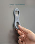 2 in 1 Magnetic Beer Bottle Opener for Refrigerator and RV with Cap Catcher, Soft Touch Silicone Surface Protect Fridge, Pop Can Soda Can Opener f...