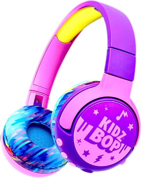 Move2Play Kidz Bop Bluetooth Headphones for Kids | Hi-Def Microphone & Speakers | 94dB Volume Limiting | Wireless | Adjustable | School Use | Gift...