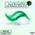 KatchOn Green Mermaid Tail Balloon - 25 Inch, Pack of 6 | Foil Curve Balloon for Garland | Mermaid Birthday Decorations...