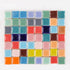 PINUO&KE 200 Pieces / 200 g Square Shapes 1x1 cm Square Ceramic Mosaic Mosaic Tiles for Crafts, Colorful Stained Glass Pieces for Mosaic Projects ...
