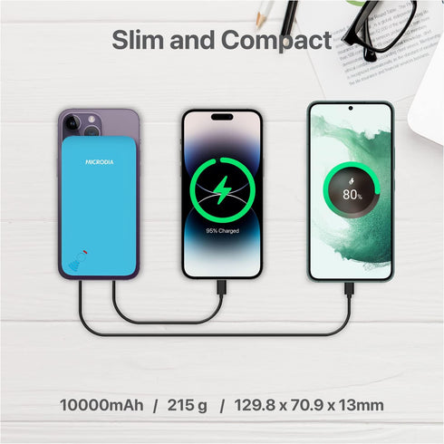 X.Power Octopus PRO Qi-Certified Quick Charge Wireless Power Bank, PD18W + 10W, 10000mAh-Auto Shut Off Fast Charging Slim Small Pocket Size Smart ...