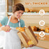 Paper Bread Bags - 35 Pack - Homemade Bread Storage Bags with Clear Window Includes Label Seal Stickers -Bakery Packaging Bags for Cookies, Bread,...