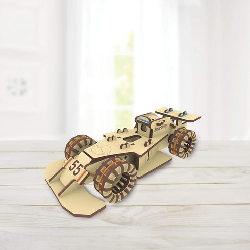 Smartivity Speedster 3D Wooden Model Engineering STEM Learning Toy for Kids Ages 6 and Up...