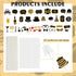 Adult 60th Birthday Photo Booth Props(41Pcs) for Her Him Cheers to 60 Years Birthday Party, Gold and Red Decorations, 60th Happy Birthday Party Su...