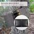Portable Camping Spice Storage Bag with 4 Spice Jars, Camping Spice Set Kit, Outdoor Spice Containers, PU Leather Camping Seasoning Condiment Orga...