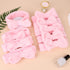 9 Pcs Pink Spa Headband, Sleepover Party Favors, Soft Coral Fleece Makeup Hair Band, Skincare Headbands, Makeup Headband for Face Washing Shower Y...