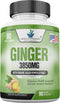American Standard Supplements Organic Ginger 3850mg Per Serving with Organic Black Pepper Extract, Vegan, Gluten Free, Non-GMO, 90 Capsules, 90 Se...
