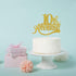 Gold Glitter 10th Anniversary Cake Topper - Happy 10th Wedding Anniversary / Birthday Party Decorations...