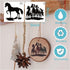 65 Pieces Horse Stencils for Painting on Wood, Horse Head Template Reusable Horse Drawing Animal Painting Stencil for DIY Crafts Scrapbooks Wood H...