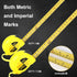 2 Packs Tape Measure 25 ft /16 ft, Esydon Measuring Tape Extendable, Self-Locking Tape Measurer, Easy Read Imperial/Metric Scale Measurement Tape ...