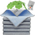 2024 Upgraded Non-Scratch Wire Dishcloth/Reusable All-Purpose Kitchen Towel Cloth with Loop/Wire and Coir Fiber Quick Drying Cleaning Kitchen Towe...