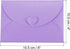 PATIKIL Gift Card Envelopes, 24 Pack Heart Shaped Clasp Photo Gift Card Holders Mini Envelope for Birthdays Weddings, Purple...