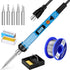 Electronics Soldering Iron Kit - 80W Digital LCD Solder Gun with ON/OFF Switch Adjustable Temperature Controlled and Fast Heating Thermostatic Des...