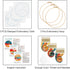 Louise Maelys 3 Set Landscape Embroidery Kits for Beginners with Mountain sun moon pattern,Adults Starter Cross Stitch Kit DIY Needlepoint Kits...