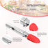 6 Pieces 7 Inch Mini Silicone Tip Tongs Kitchen Serving Tongs Small Metal Locking Tongs for Salad Grilling Cooking, 6 Colors...