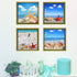 GAGMKXN 4 Pack 5D Diamond Painting Princess Full Drill by Number Kits for Adults Kids, Summer Beach Rhinestone Crystal Drawing Gift Home Wall Déco...