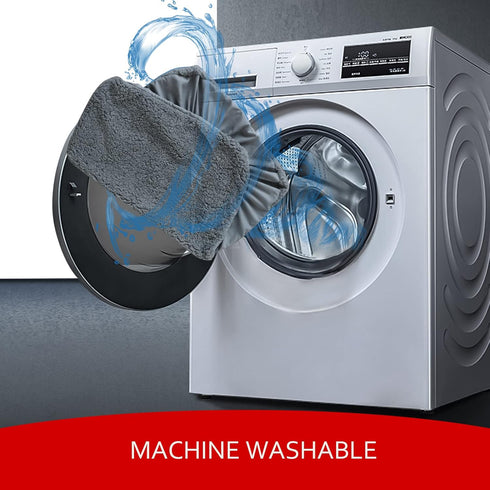 Dog Bed Covers Soft Plush Replacement Washable, Waterproof Dog Bed Liner Grey, Pet Bed Cover 36x27 Inches, for Dog/Cat, Cover Only...