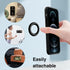 Mag-Safe Ring Holder, Magnet Hands-Free Mirror Shower Wall Mount Magnetic Sticker Car Accessories Phone Stand for Bathroom Wall Fit iPhone15 14 13...