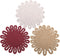 3 Pcs Trivets for Hot Dishes, Pot Holders, Cotton Thread Weave Trivets for Hot Pots and Pans (Beige, Khaki, Date Red)...