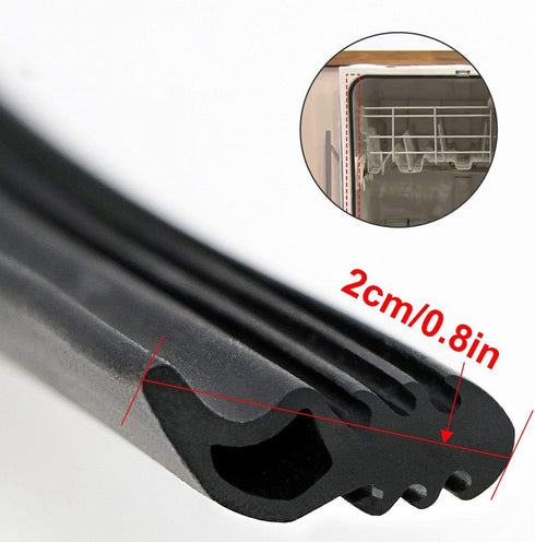 Door Gasket For Replacement Dishwasher Whirlpool W10542314 AP5650274 PS5136129 W10284090 8268888