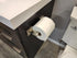 Toilet Paper Holder Wall Mount, Brushed Nickel Bathroom Toilet Paper Holder for SUS 304 Stainless Steel, Double Post Pivoting Square Toilet Paper ...