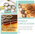 Swpeet 450Pcs 4/5 Inch 20mm Bronze Flat Key Chain Rings Kit, Including 150Pcs Split Keychain Rings with Chain and 150Pcs Jump Ring with 150Pcs Scr...
