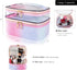 Travel Makeup Bag Cosmetic Bag Makeup Bags for Women Cosmetics Cases Portable Waterproof Foldable (Rainbow Pink)...