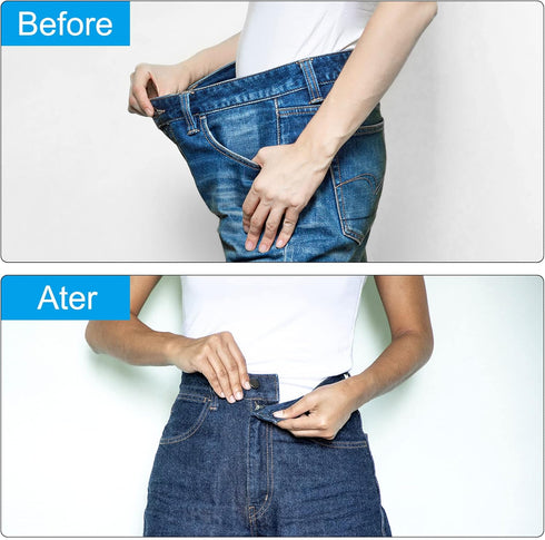 100 Sets Button Pins for Jeans, 15mm No-Sew Removable Instant Adjustable Replacement Metal Embossed Pattern Denim Jeans Buttons Pins Tightener for...