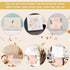 OLYCRAFT 36pcs Mini Place Card Holders Cute Table Card Holders Triangle Shape Wedding Table Number Holders Golden Photo Holder Pictures Stand Clip...