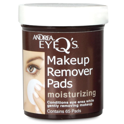 Andrea Eye Q's Eye Make Up Remover, Eye Q's Moisturizing, 65 pads...