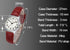 Top Plaza Womens Leather Watch,Fashion Casual Dress Watches,Roman Numerals Quartz Ladies Black Wrist Watch...