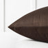 Mixhug Set of 2 Cozy Velvet Square Decorative Throw Pillow Covers for Couch and Bed, Coffee Brown, 18 x 18 Inches...
